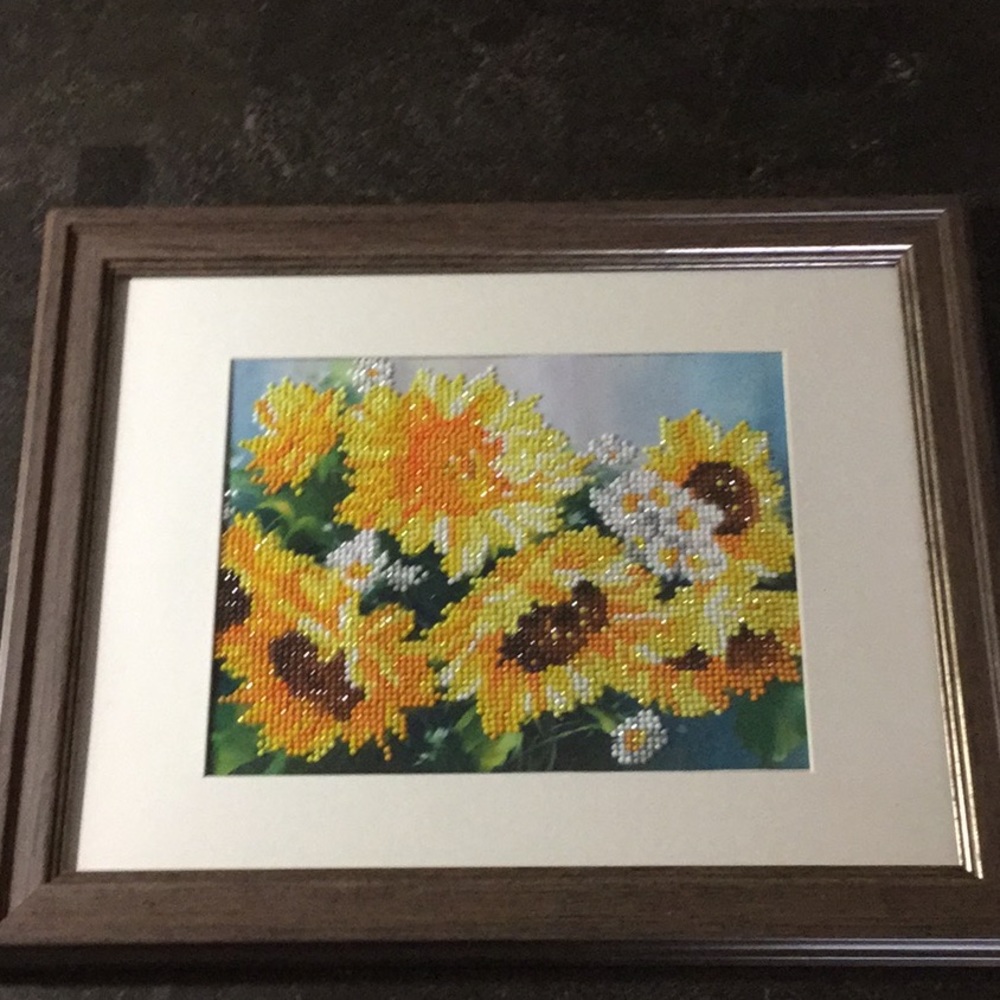5D Beaded Art Sunflower
